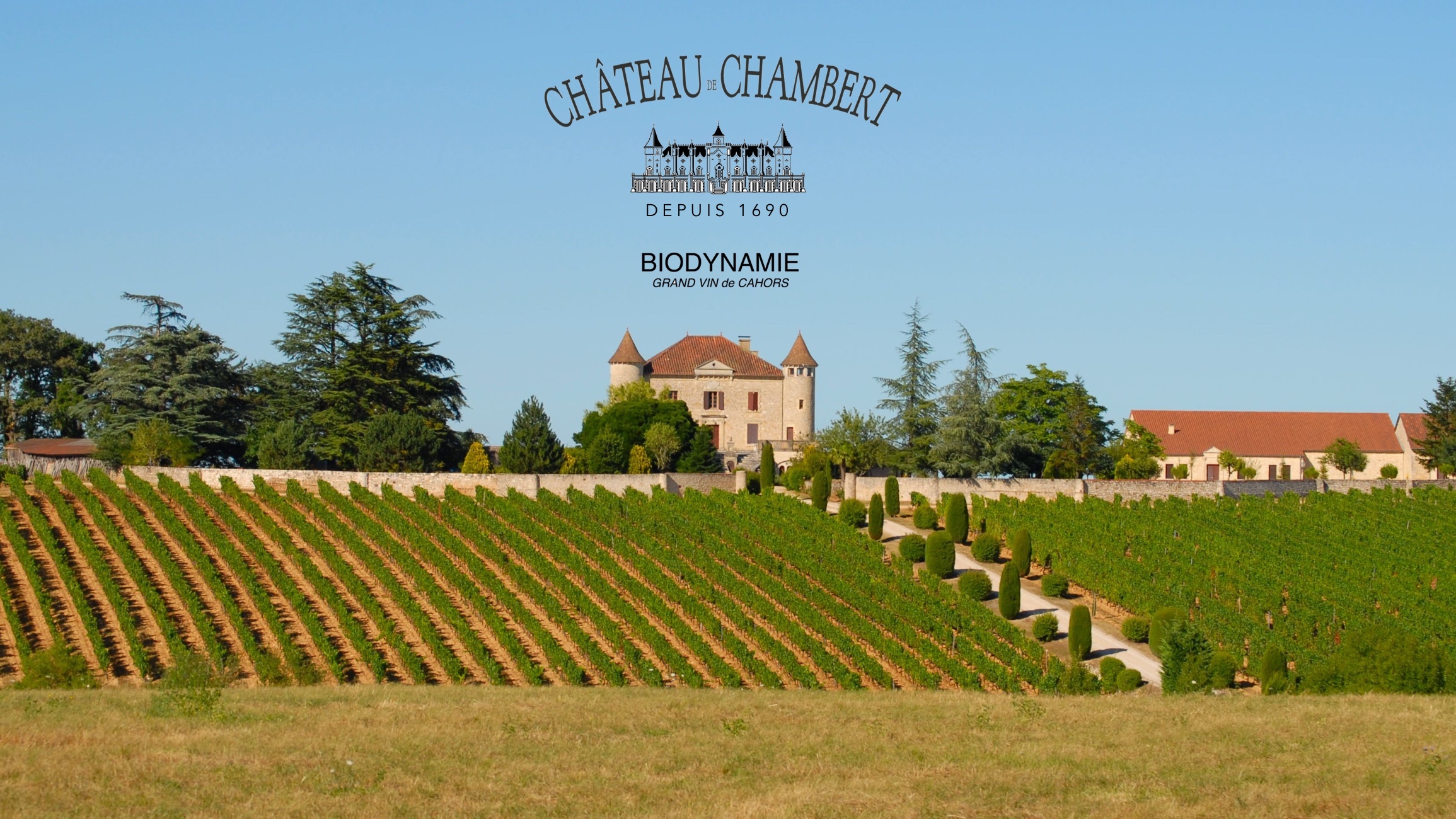 Foto Chateau de Chambert met biodynamische wijn, geimporteerd door BdB Classic Wines